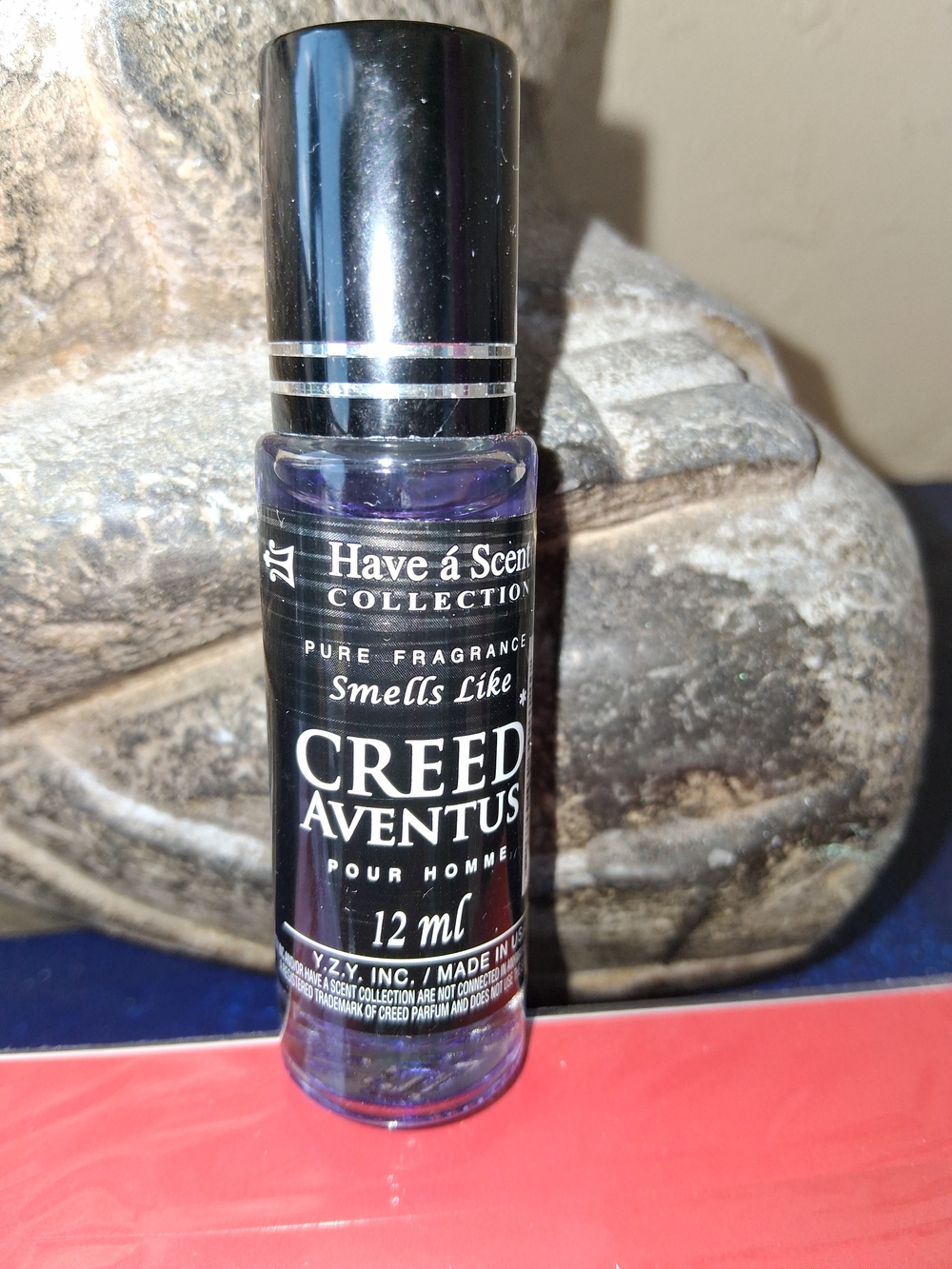 Creed Aventus Inspired Fragrance Roll-On for Men - Black / Purple - Picture 3 of 5